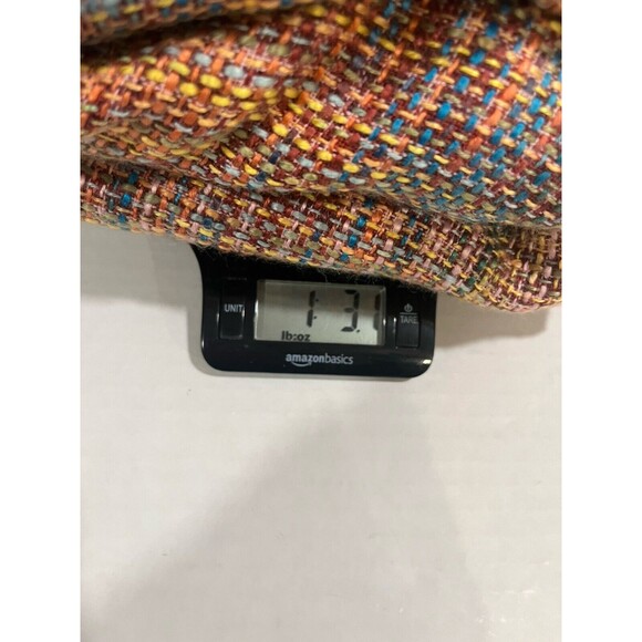 Coldwater Creek Womens Tweed Pastels Woven Lined Jacket M Artsy Spring Classic - Picture 9 of 9